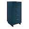 Manhattan Comfort Granville Midnight Blue 5-Drawer Tall Dresser and 3-Drawer Standard Dresser, Set of 2 GRAN014 - alternate 6